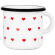 Kubek Zulu Cup Mini Heart biały/czerwony white/red