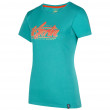 Koszulka damska La Sportiva Retro T-Shirt W jasnoniebieski Lagoon
