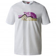 Koszulka męska The North Face Mountain Line Tee - Eu biały TNFWHT/PURPLECACTUSFLOWER