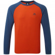 Męska koszulka Mountain Equipment Redline LS Tee czerwony Paprika/Denim Blue