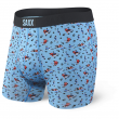 Bokserki Saxx Ultra Boxer Brief Fly turkusowy BlueActionShot