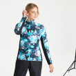 Bluza damska Dare 2b Divulge Core Stretch jasnoniebieski AzureBlueDispersedFloralPrint