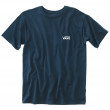Koszulka męska Vans MN Left Chest Logo Tee niebieski Navy/White