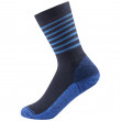 Skarpety damskie Devold Multi Medium Sock No-Slip niebieski  Mistral stripe