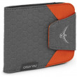 Portfel Osprey QuickLock RFID Wallet szary/pomarańczowy PoppyOrange