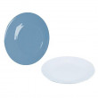 Talerz Bo-Camp Breakfast Plate Melamine 2 niebieski SteelBlue