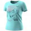 Koszulka damska Dynafit Artist Series Dri T-Shirt W turkusowy marine blue/SKI TRACES DOWNHIL