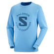 Bluza damska Salomon Outlife Crewneck Sweatshirt niebieski LittleBoyBlue