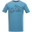 Koszulka męska Alpine Pro Natur niebieski navagio bay