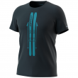 Koszulka męska Dynafit Graphic Co M S/S Tee turkusowy/niebieski Blue