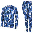 Dziecięca bielizna termoaktywna Dare 2b Pow Baselayer Set niebieski Olympian Blue Graffiti