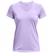 Damska koszulka Under Armour Tech SSV - Twist fioletowy PurpleTint/White/MetallicSilver