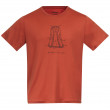 Koszulka męska Bergans Graphic Wool Tee czerwony Brick
