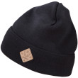 Dzianinowa czapka z merynosów Kama Kamakadze K50 czarny