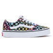 Buty dziecięce Vans Ward czarny TRIPPY CHECKERBOARD MULTI/WHITE