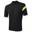 Męska koszulka kolarska Sensor Cyklo Coolmax Classic czarny True black