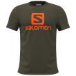 Koszulka męska Salomon Outlife Logo zielony OliveNight