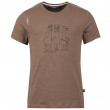 Koszulka męska Chillaz Alpaca Gang brązowy brown