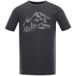 Koszulka męska Alpine Pro Natur zarys dk. Gray