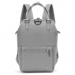 Miejski plecak Pacsafe Citysafe CX mini backpack zarys Econyl Gravity Gray