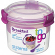 Pudełko śniadaniowe Sistema Breakfast To Go 530ml różowy