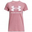 Koszulka damska Under Armour W SPORTSTYLE LOGO SS różowy Pink Elixir / / White