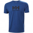 Koszulka męska Helly Hansen Hh Logo T-Shirt niebieski 606 Deep Fjord