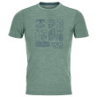 Męska koszulka Ortovox 120 Cool Tec Puzzle T-Shirt zielony GreenForrestBlend