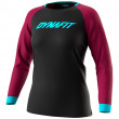 Damska koszulka Dynafit Ride L/S W czarny/fioletowy 0911 - black out BEET RED/6210
