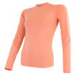 Damska koszulka Sensor Coolmax Fresh różowy Apricot