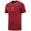 Koszulka męska Salomon Coton Logo Ss Tee M (2019) czerwony BikingRed