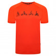 Koszulka męska Dare 2b Righteous III Tee pomarańczowy Burnt Salmon