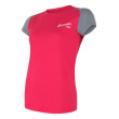 Damska koszulka Sensor Merino Active PT Logo różowy Magenta/Gray