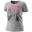 Koszulka damska Dynafit Artist Series Dri T-Shirt W zarys alloy/SKI TRACES UPHILL