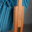 Fotel wiszący ze stelażem La Siesta Udine Organic Blue Zebra