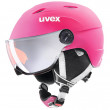 Kask narciarski Uvex Junior Visor Pro różowy PinkMat