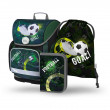 Zestaw plecaków Baagl Ergo SET 3 Fotbal zielony