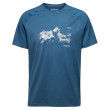 Koszulka męska Mammut Mountain T-Shirt Men 8035m niebieski deep ice