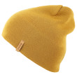 Dzianinowa czapka z merynosów Kama A160 żółty Yellow