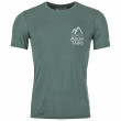 Męska koszulka Ortovox 120 Cool Tec Mtn Duo Ts M zielony/szary arctic grey