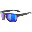 Okulary przeciwsłoneczne Uvex Lgl Ocean Polavision czarny Black Mat / Mirror Blue
