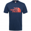 Koszulka męska The North Face Easy Tee ciemnoniebieski UrbanNavy/FieryRed