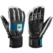 Rękawice narciarskie Leki Patrol 3D Junior czarny/niebieski graphite-petrol