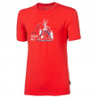 Koszulka męska Progress OS PIONEER "TEEPEE"24FN czerwony Red