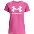 Koszulka damska Under Armour Live Sportstyle Graphic SSC różowy/biały Pink Edge / / White