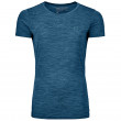 Damska koszulka Ortovox 150 Cool Mountain Ts W niebieski petrol blue blend