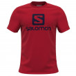 Koszulka męska Salomon Outlife Logo Ss Tee M czerwony TrueRed