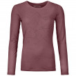 Koszulka damska Ortovox 185 Merino Tangram Ls W różowy mountain rose