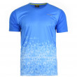 Koszulka męska Elbrus Mannar niebieski FrenchBlueTrianglePrint/AcidLime