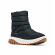 Buty zimowe damskie Columbia Snowtrot™ Mid czarny/biały Black, Sea Salt